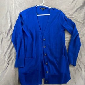 3 for $22! Bright Blue Long Sweater Cardigan